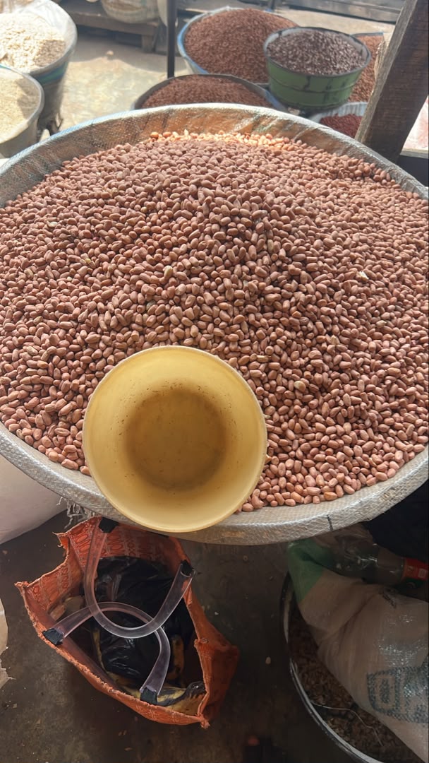 Shelled groundnut at Iyabeji Ventures, Bodija International Market